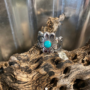 TURQUOISE FLOWER RING