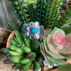 TURQUOISE FLOWER RING