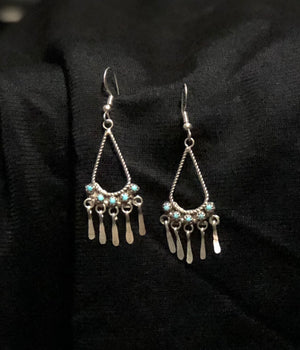 Zuni Chandelier TURQUOISE Earrings