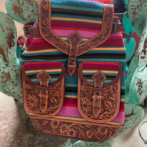 AMERICAN DARLING SERAPE SADDLE BLANKET BACKPACK – Stepp West display picture 2
