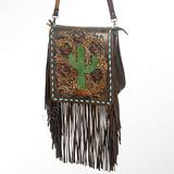 American Darling Ladies' Hand Tooled Cactus Handbag