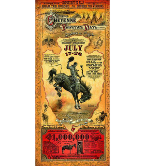The New Cheyenne Frontier Days Poster  2015