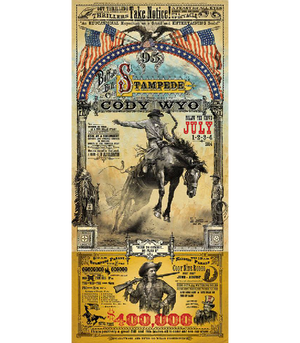 2014 Buffalo Bill Cody Stampede Rodeo Poster