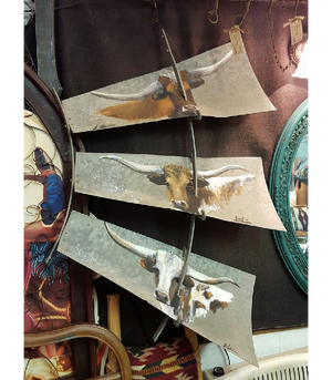 Vintage Hand Painted Windmill Blade
