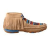Twisted X Suede Fringe Serape Driving Moccasin