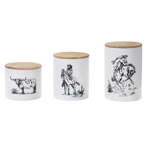 RANCH LIFE 3PC CANISTER SET