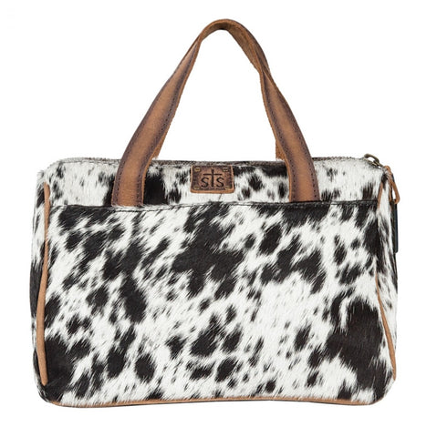 Cowhide cosmetic bag sale